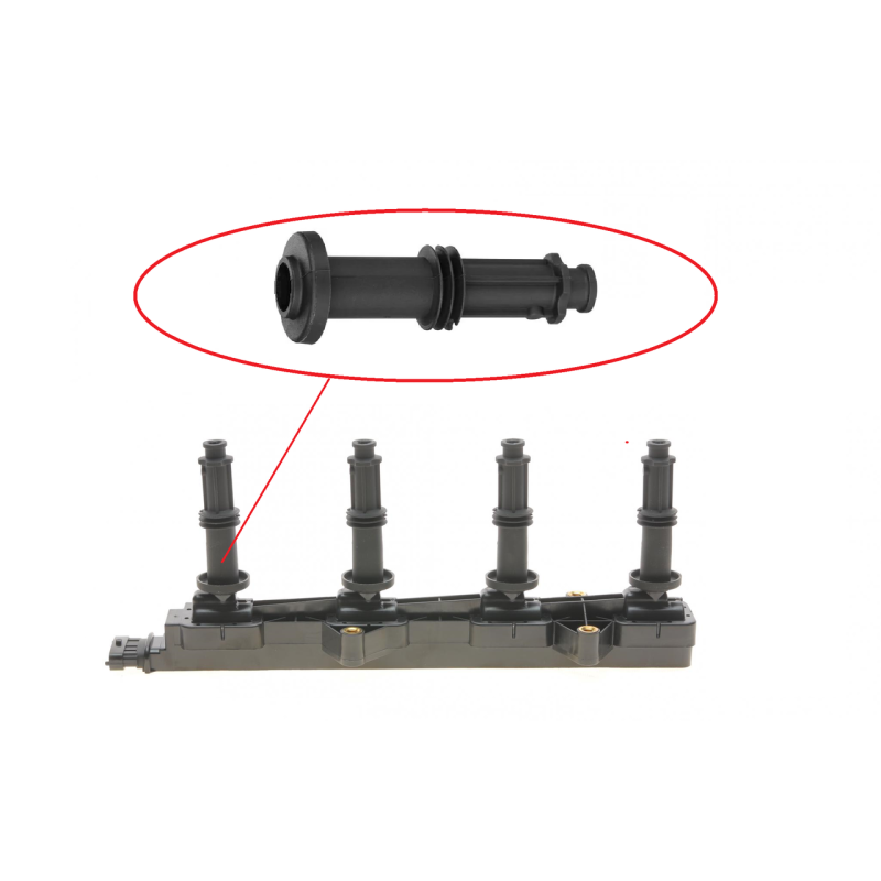 Наконечник котушки запалювання Opel SIGNUM 2.2 Direct 2003-2005 1220703028, 9153250, 93172030, 6235124