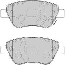Гальмівні колодки передні Opel ADAM 2013-2019