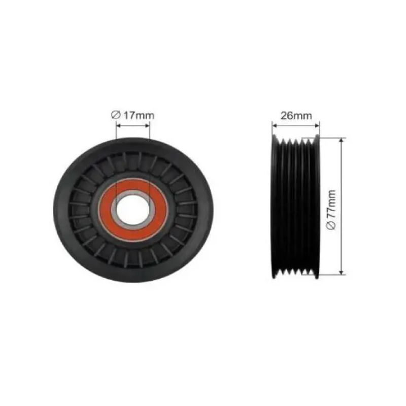 Ролик генератора (паразитний) Opel VECTRA C 3.2 V6 2005-2008